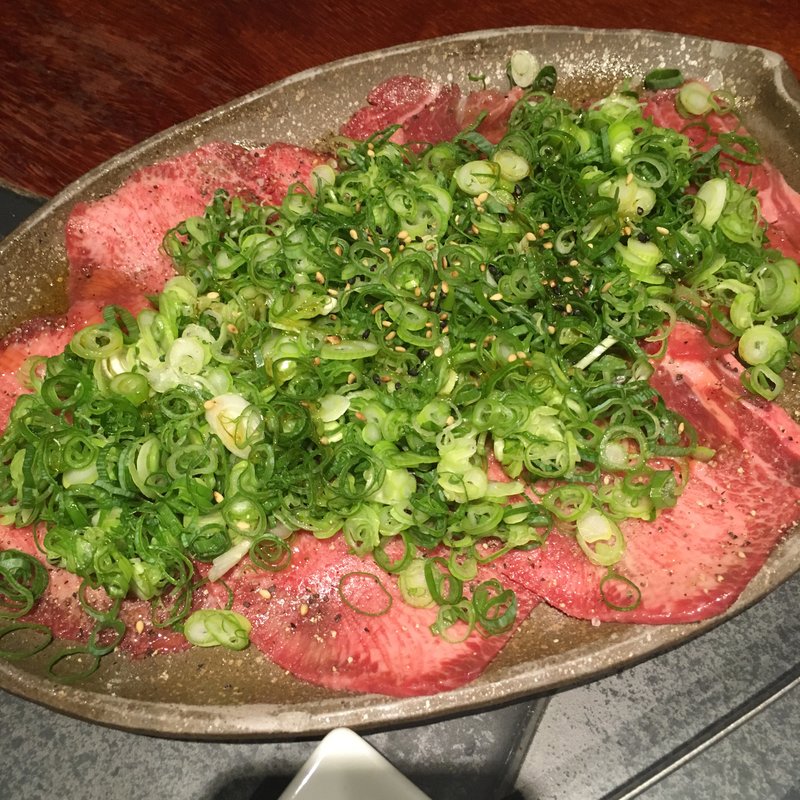 名物ねぎタン(焼肉マル 北新地店)