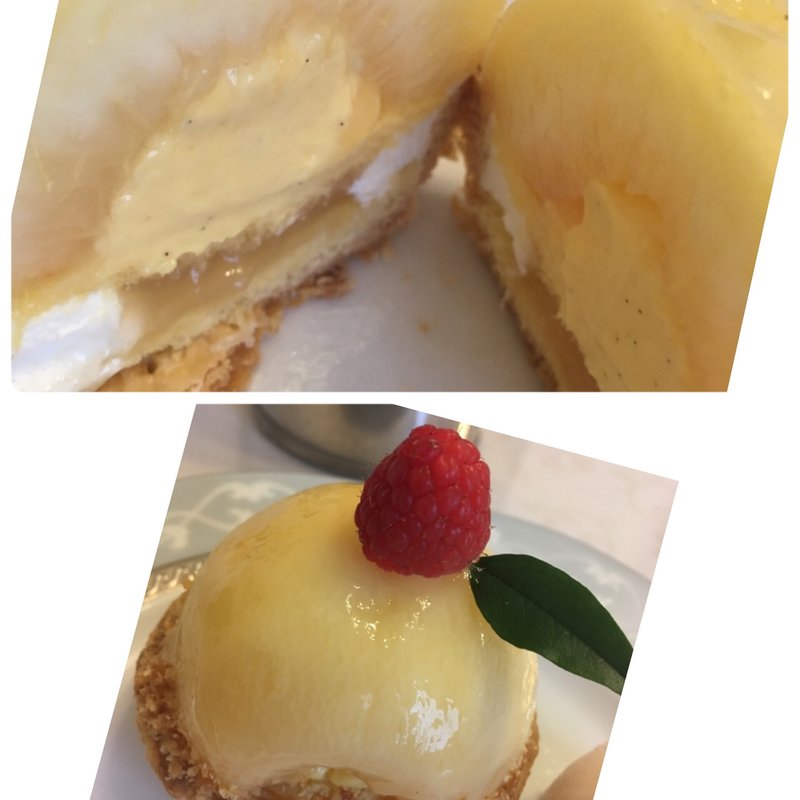 白桃のパイ(五感 北浜本館 （GOKAN ゴカン）)