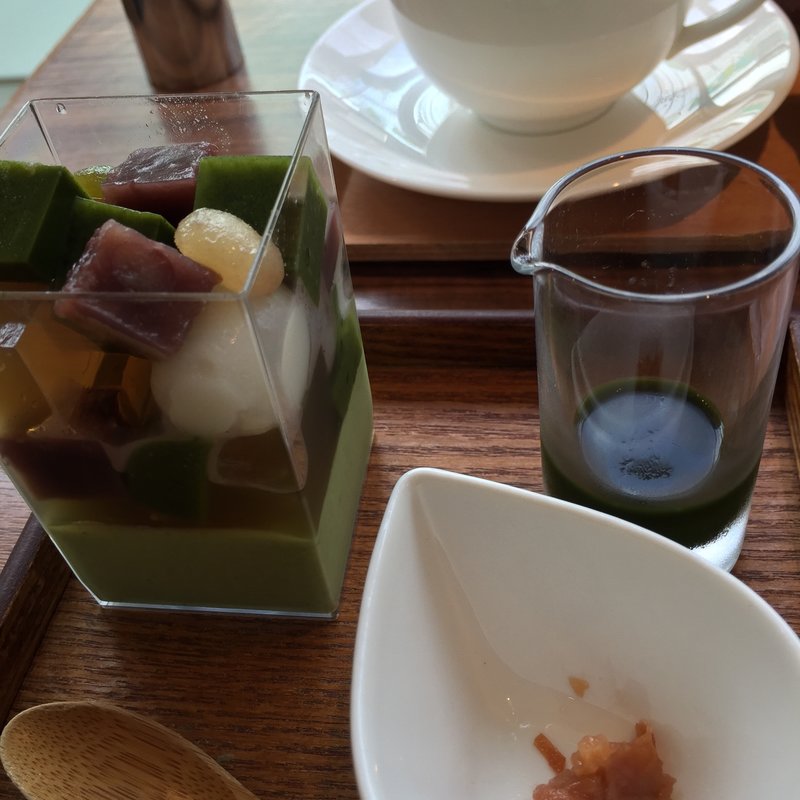 抹茶あんみつ(ルピシア 自由が丘本店)