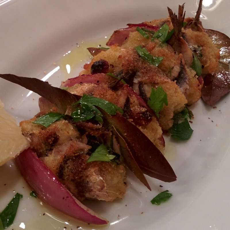 小イワシのフリット(Trattoria Pizzeria cucina italiana urugus（ウルグス）)