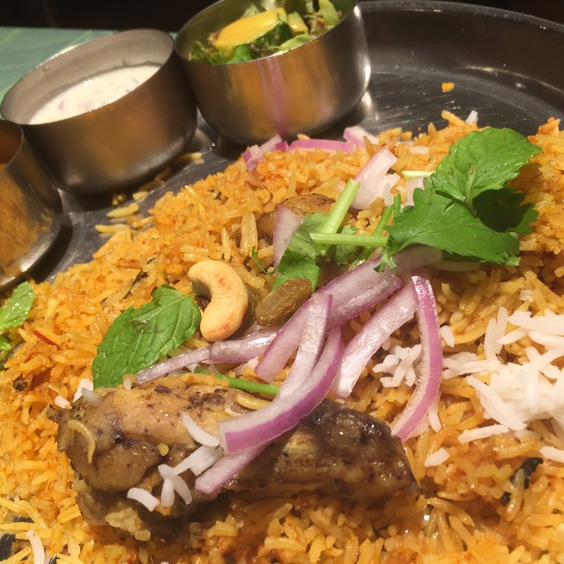 チキンビリヤニプレート+スペシャルカレー(エリックサウス 東京ガーデンテラス店 )