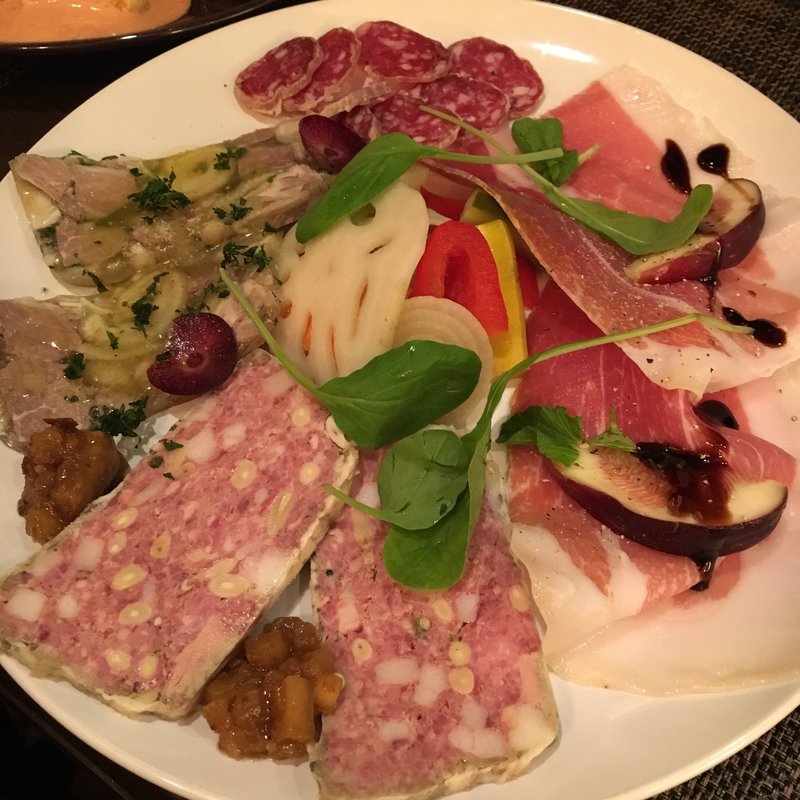 生ハム、パテなど盛り合わせ(コントワール 15)