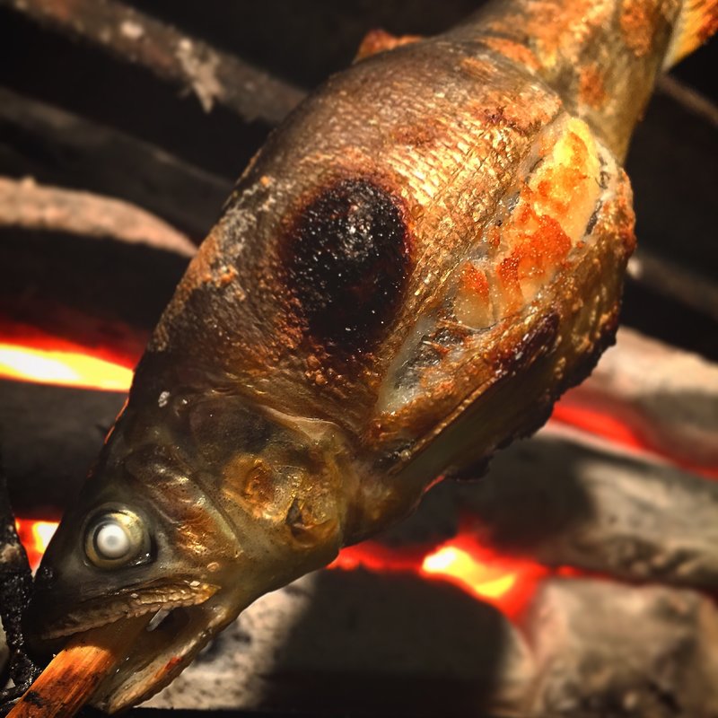 子持ち鮎串焼き(十兵衛)