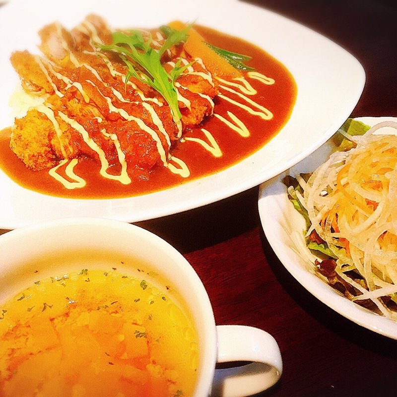 カツカレーセット(ドングリ （DON-gree）)