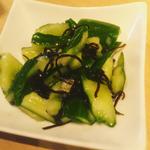 キュウリタタイターノ(洋食屋台風Bar剣や)
