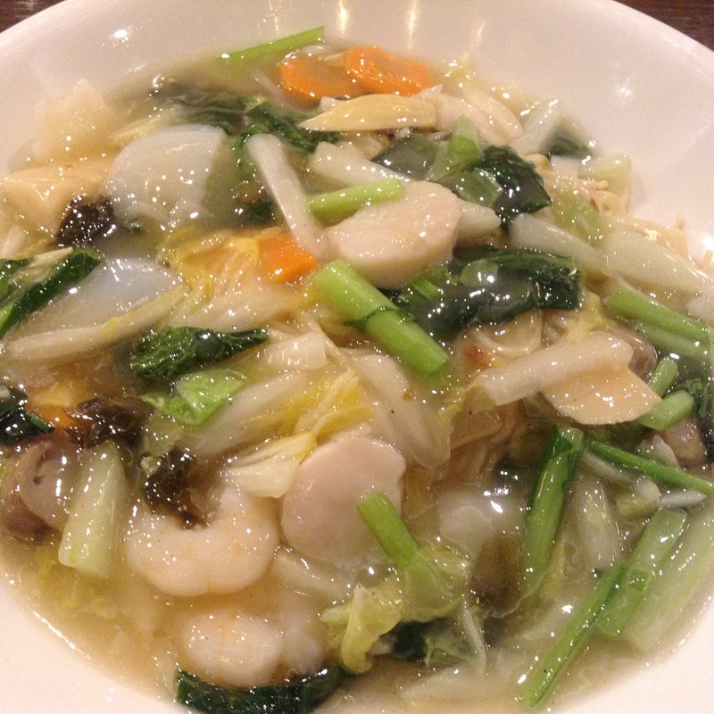 海の幸入り揚そば(青冥 阪急三番街店)