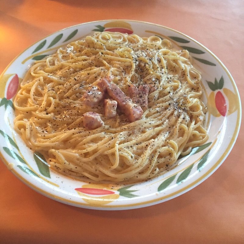 クリーミーカルボナーラ ランチセット(スパゲッテリア マッキー)