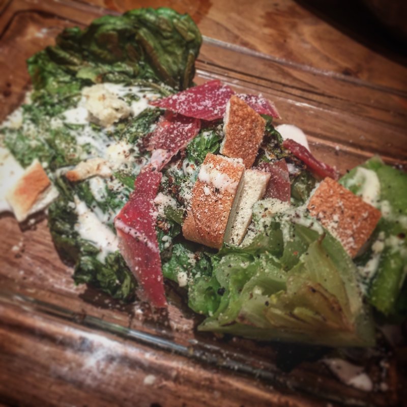 ロメインレタスのシーザーサラダ(臥薪 鉃 茅ヶ崎店)