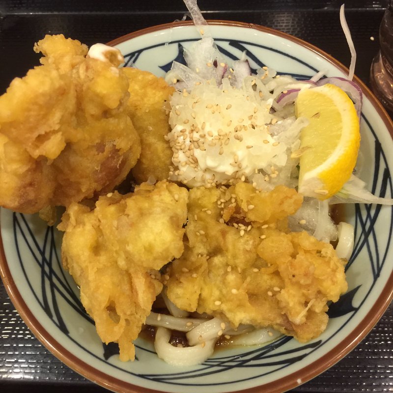 タルとり天ぶっかけ(丸亀製麺 ビーンズ武蔵中原店 )