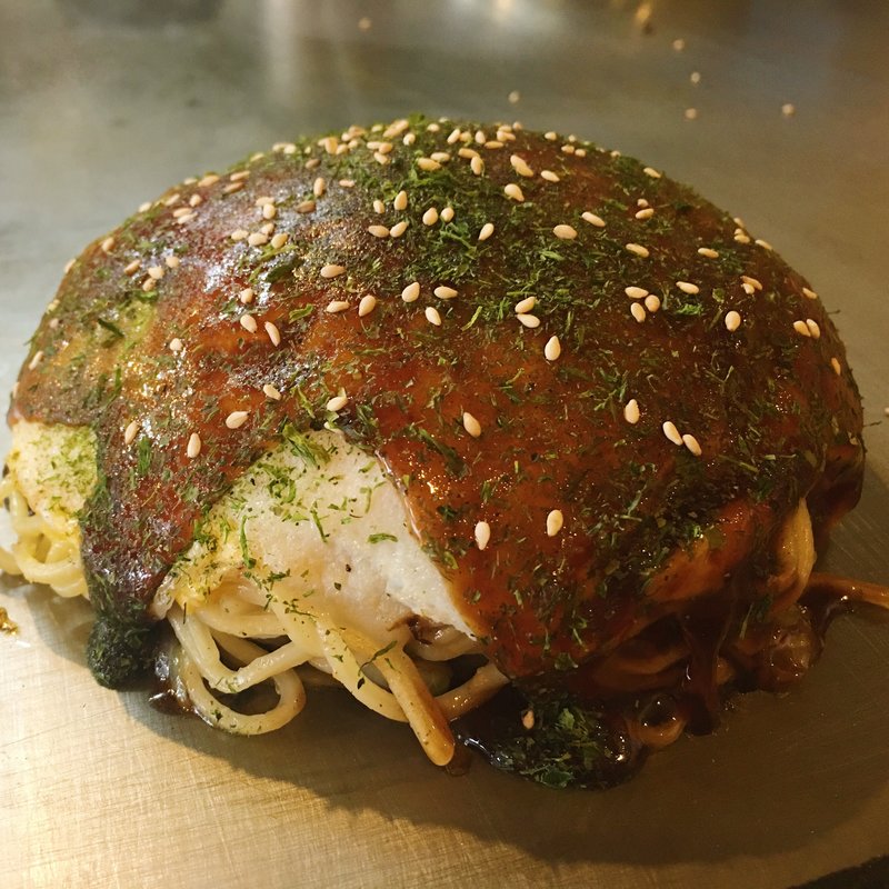 そば肉玉(鉄板・お好み焼き 電光石火 東千田店 )