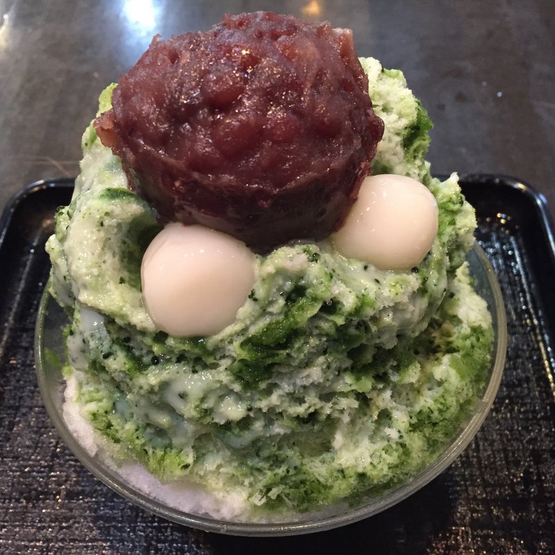 ミルク宇治金時(古の花 （いっぷく処　古の花）)