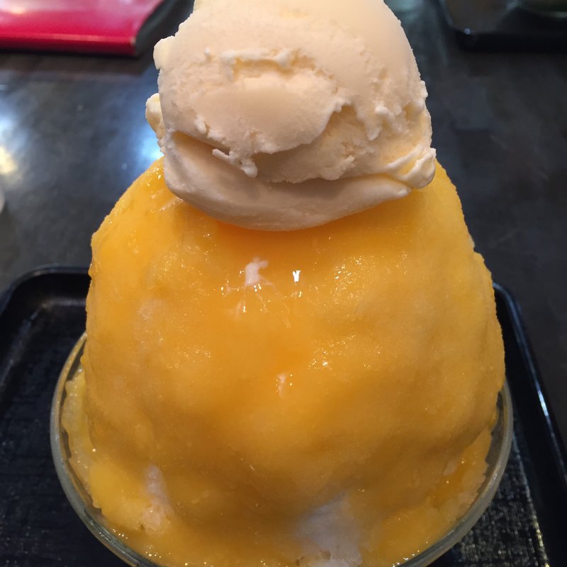 マンゴーバニラアイスのせ(古の花 （いっぷく処　古の花）)