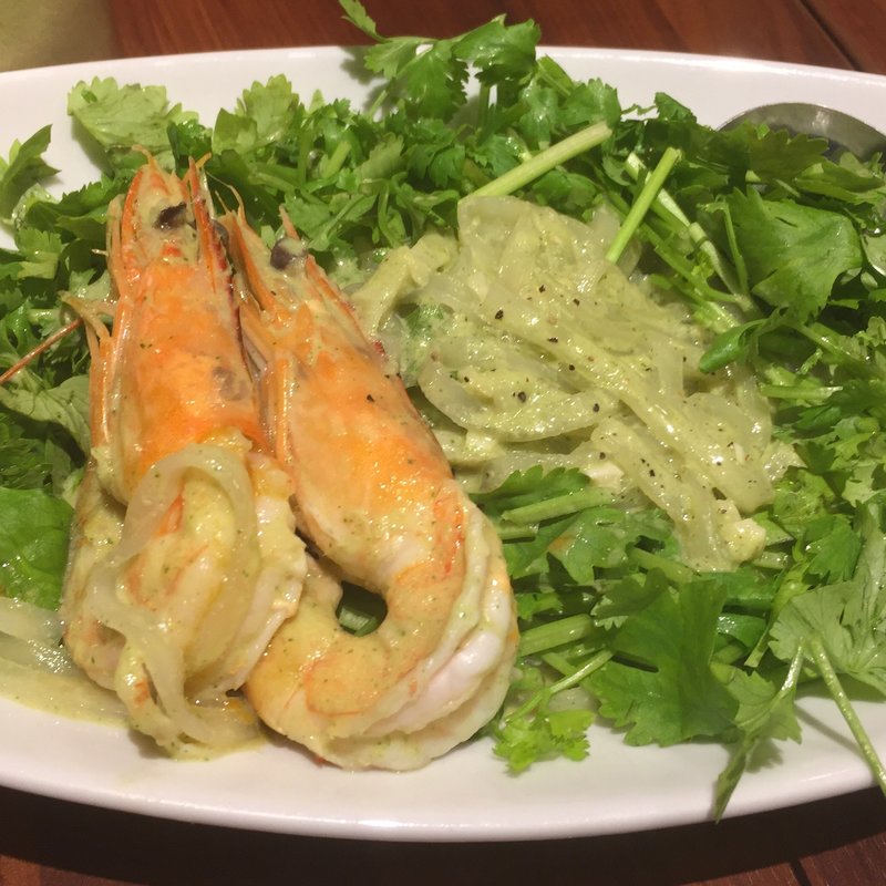 天使の海老のパクベーゼ(亜細亜的バル Xinchao （シンチャオ）)