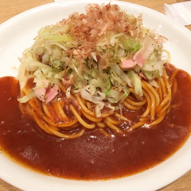 キャベツとベーコンのあんかけスパゲティ(スパゲティハウス チャオ JR名古屋駅太閤通口店)