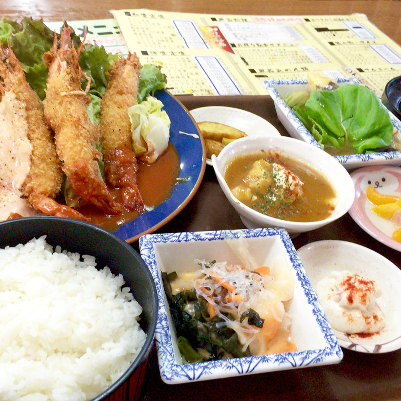エビのフライランチ(レストラン岡倉 )