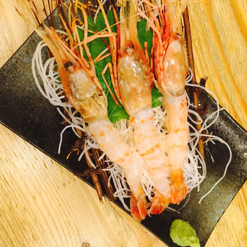 生ボタン海老刺身(浜焼き太郎)