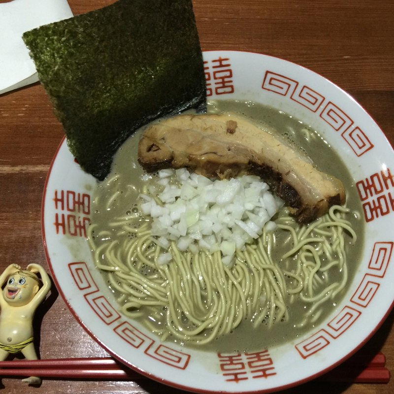 煮干 濃麺 海月(麺や而今 （じこん）)