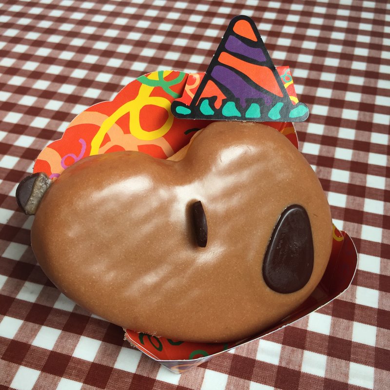 スヌーピードーナツ マロンチョコ(ミスタードーナツノース天神ショップ)