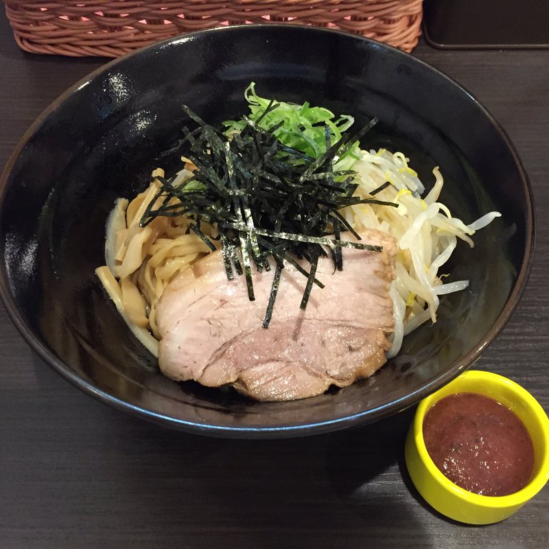 まぜそば【梅】(大盛り)(拉麺ほそや)