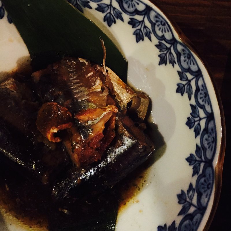 秋刀魚の梅煮(青コーナー)