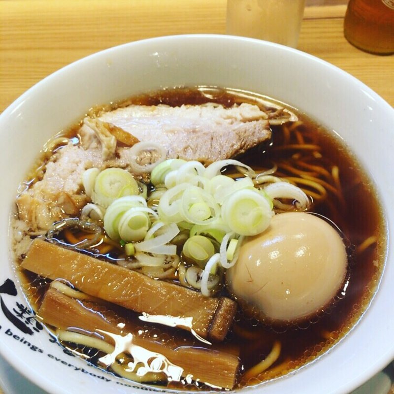 らーめん原点　煮卵トッピング(人類みな麺類 )