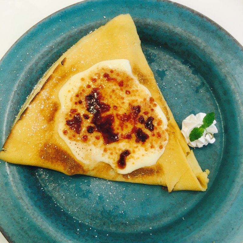 ブリュレクレープ set drink(クレープ スタンド ハニー)