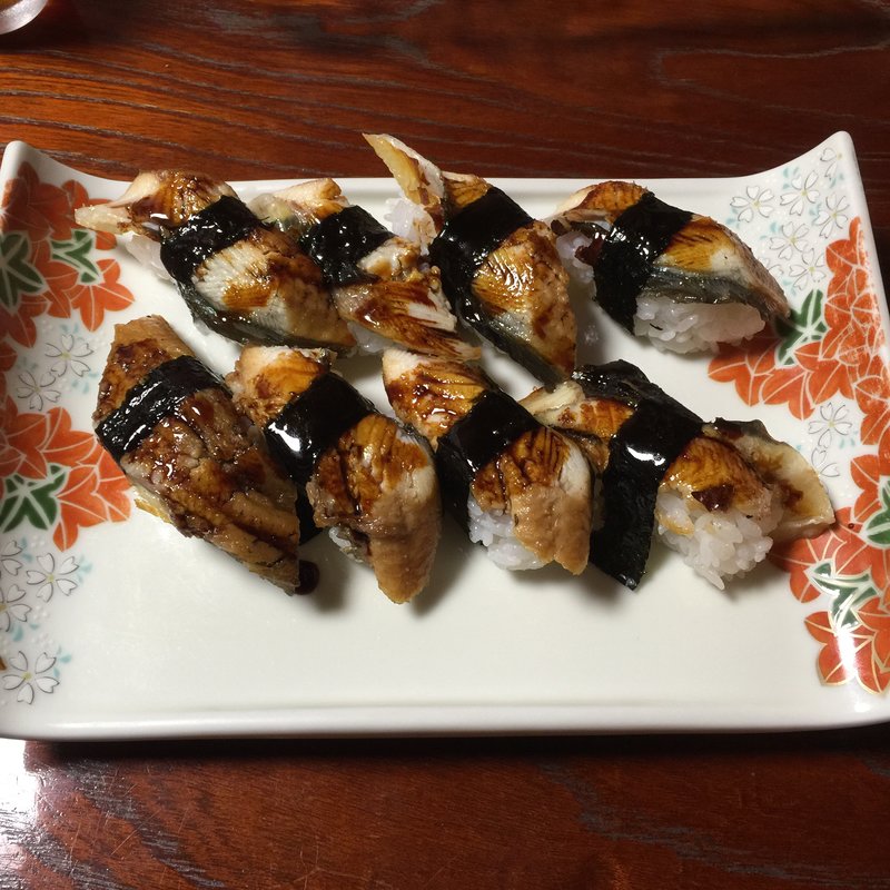 うなぎにぎり(福喜寿司鶴来店)