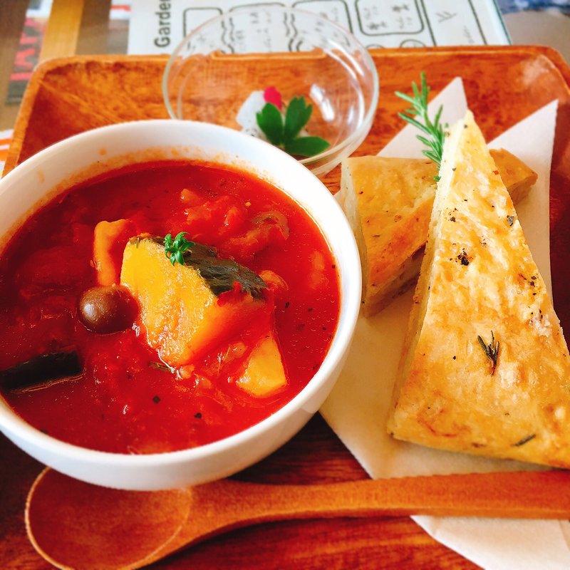 島やさいごろごろスープ(ハーブティー付)(ガーデンパナ （GARDEN　PANA）)