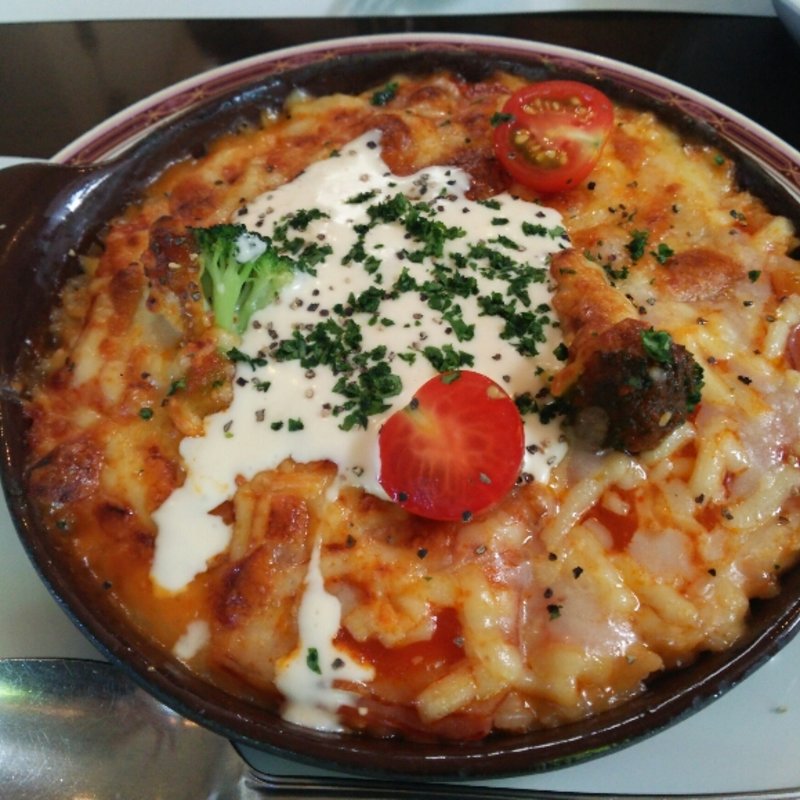 ベーコンとブロッコリーのトマトクリームドリア(ブレットバイキング 茨城日立店 )