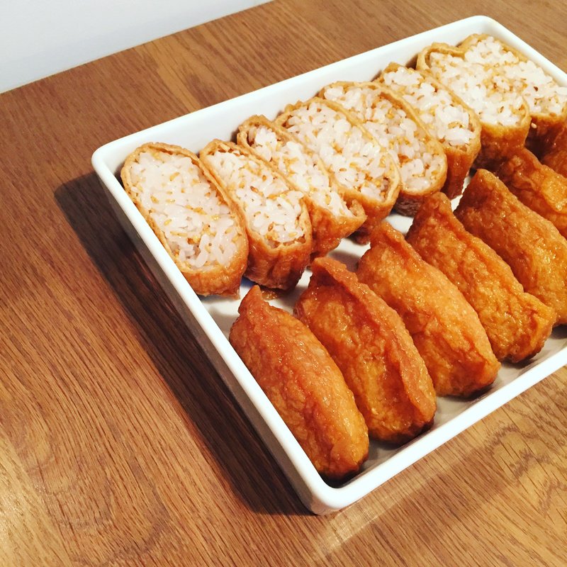 金ゴマ入りおいなりさん(自宅)