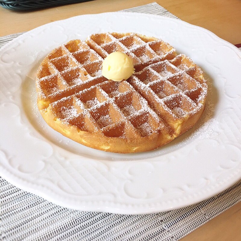 プレーンワッフル(豆カフェ)