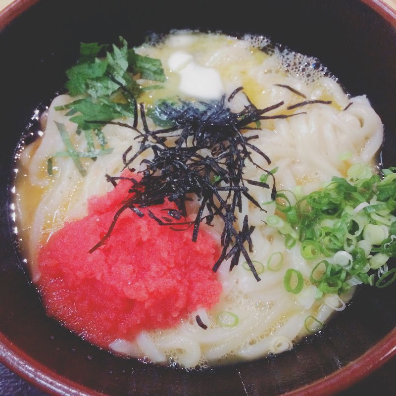 釜玉明太バターうどん(澤乃井 )