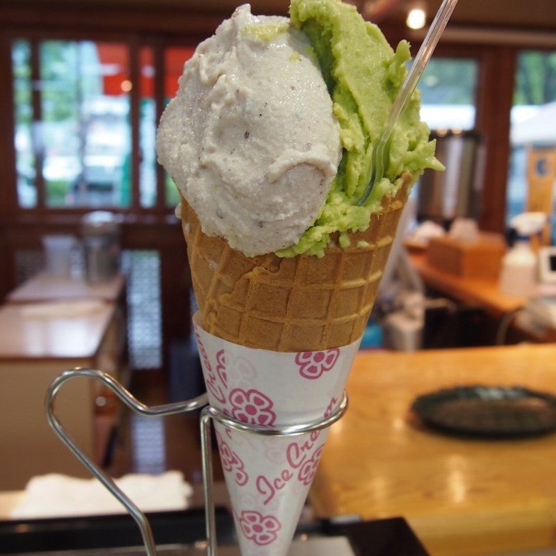 ジェラート(花の駅・片品  花咲の湯)