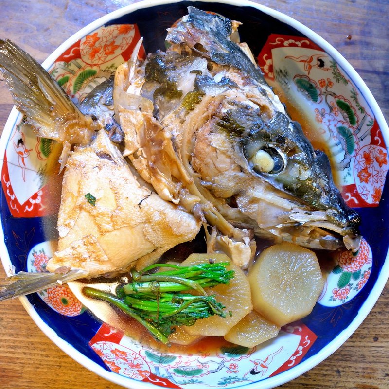 鰤のあら煮(田吾作 )