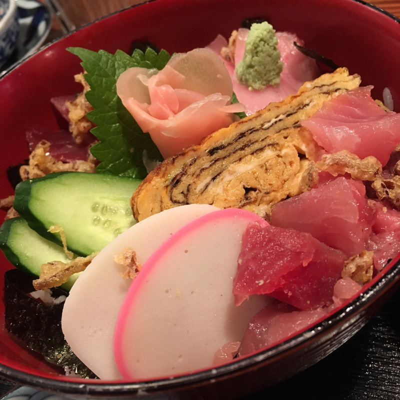 マグロ定食(開花屋)