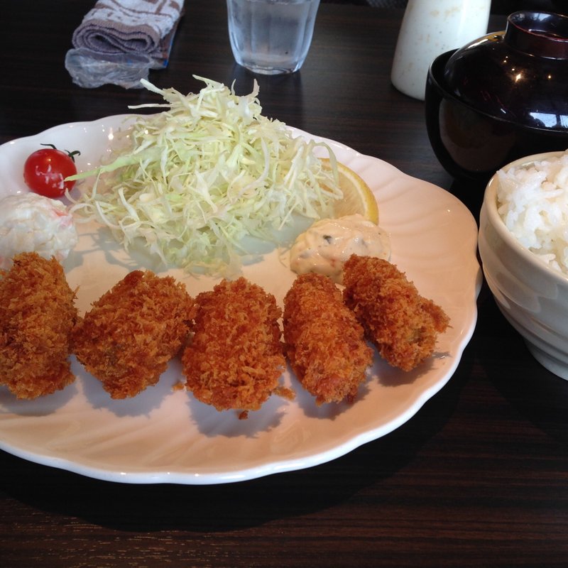 カキフライ定食(さかい珈琲 安城店)