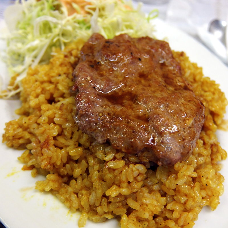 ドライカレーハンバーグ(レストランばーく )