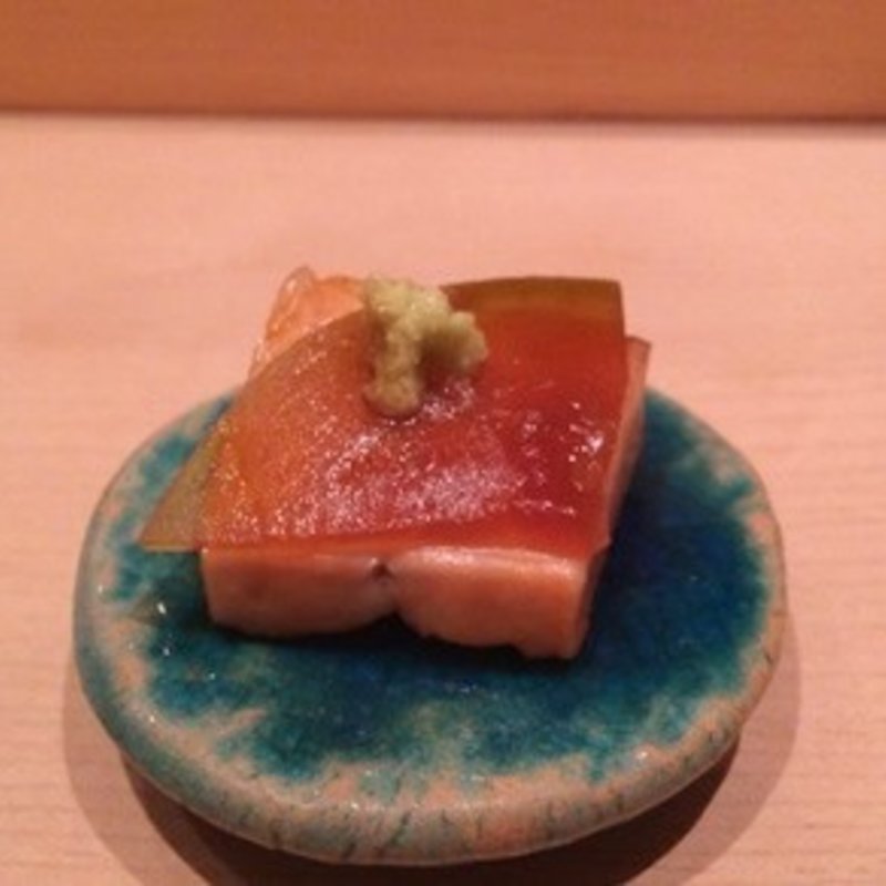 あん肝と西瓜の奈良漬(匠 達広)