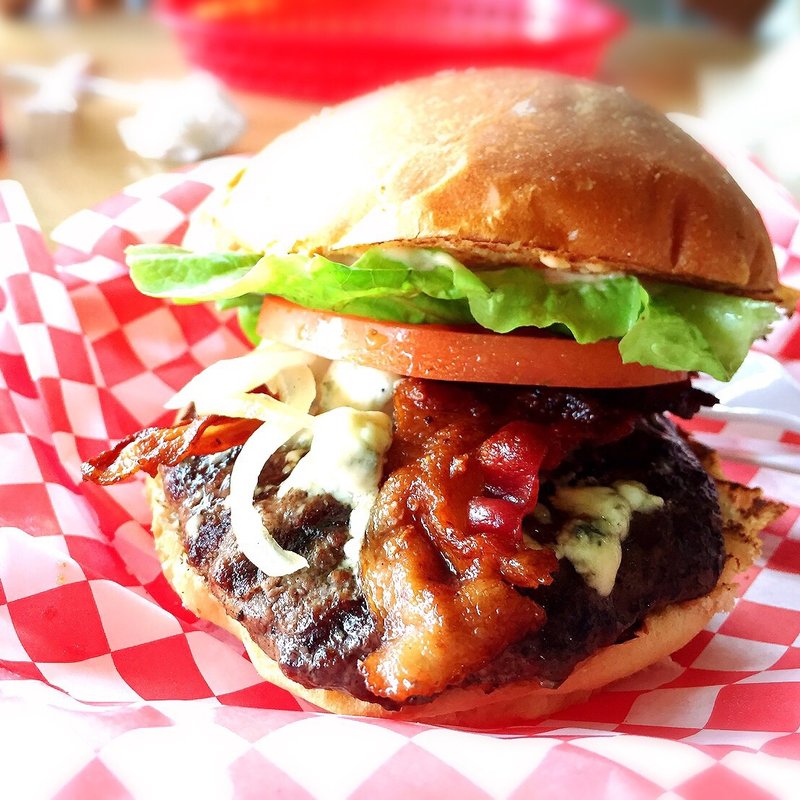 Blue cheese burger(honolulu burger company)