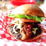 Blue cheese burger