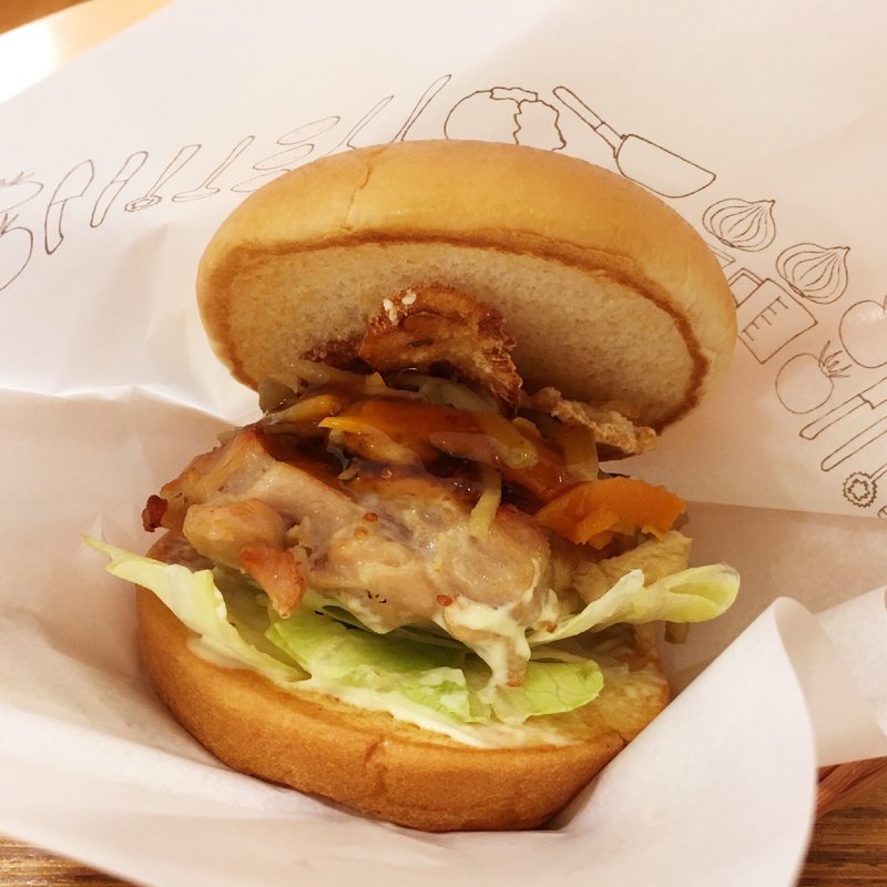 パリパリれんこんチキンバーガー 甘辛だれ(モスバーガー藤崎店)