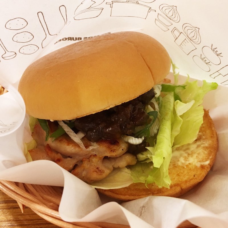 じゃじゃ味噌チキンバーガー シャキシャキねぎのせ(モスバーガー藤崎店)