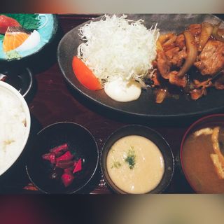 もち豚の生姜焼定食(御厨)