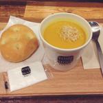 レギュラーカップセット（北海道産かぼちゃのスープとフォカッチャ）