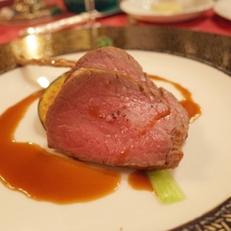 真空調理の青森産和牛ロース(八甲田ホテル)