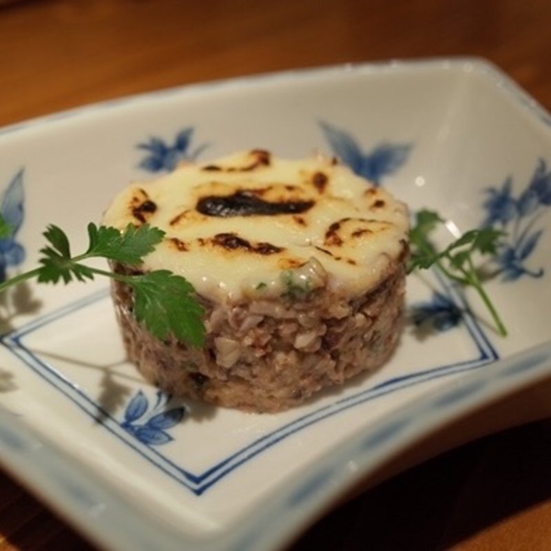 ホタルイカのなめろう(ほり米)