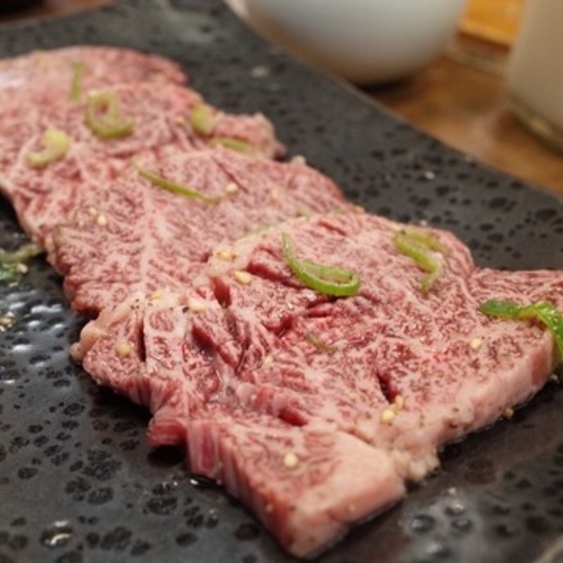 常連コースのハラミ(スタミナ苑)