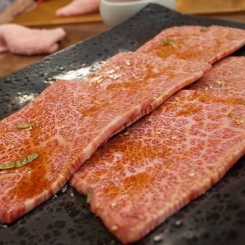 常連コースのカルビ(スタミナ苑)