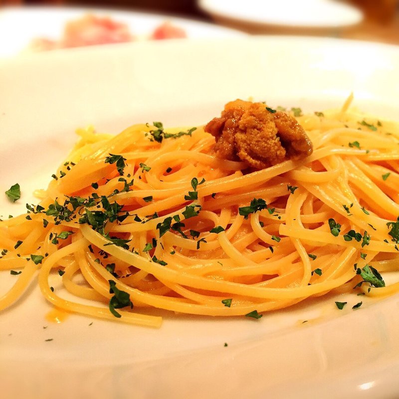 北海道産 塩水ウニのパスタ バベッティーネ(LA COCORICO （ラ・ココリコ ）)