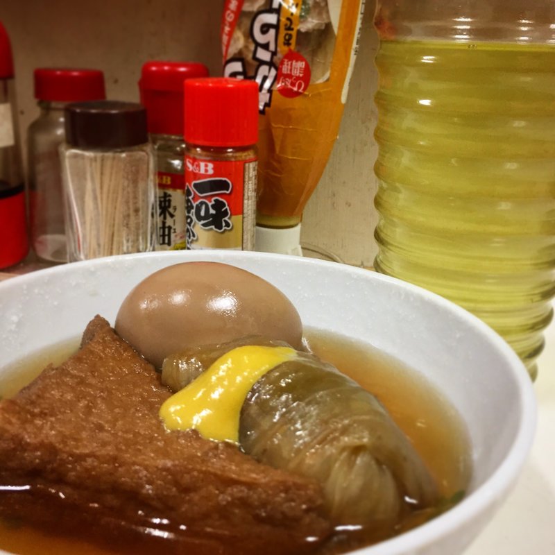 おでんとお茶割り(ぼっこや )